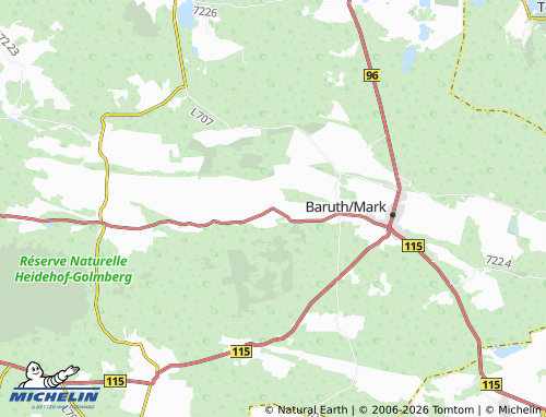 MICHELIN Schöbendorf map - ViaMichelin