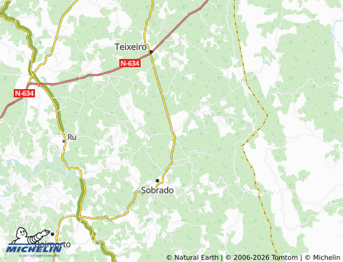 MICHELIN-Landkarte Cruces - ViaMichelin