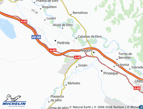 MICHELIN Figueruelas map - ViaMichelin