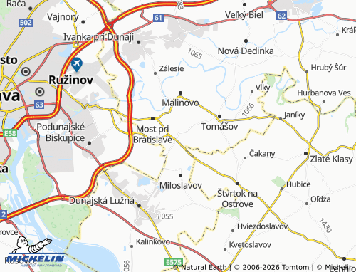MICHELIN-Landkarte Studené - ViaMichelin