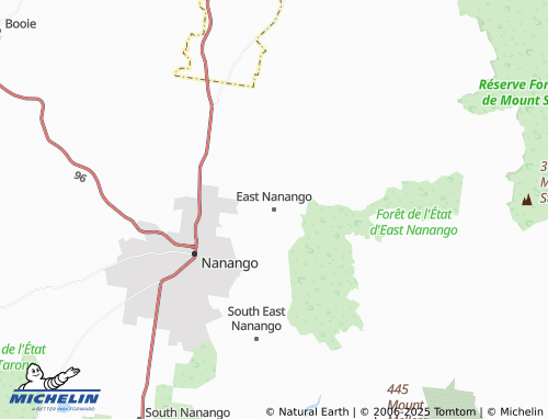 MICHELIN East Nanango map - ViaMichelin