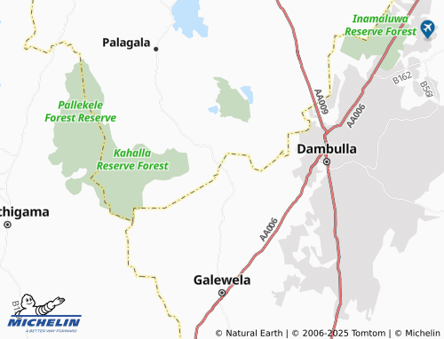 MICHELIN Dewahoowa Colony 2 map - ViaMichelin