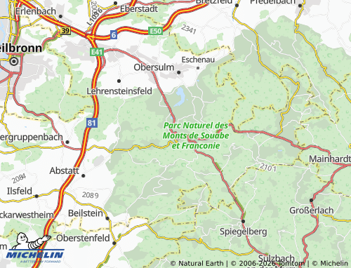 Mapa MICHELIN Löwenstein - ViaMichelin