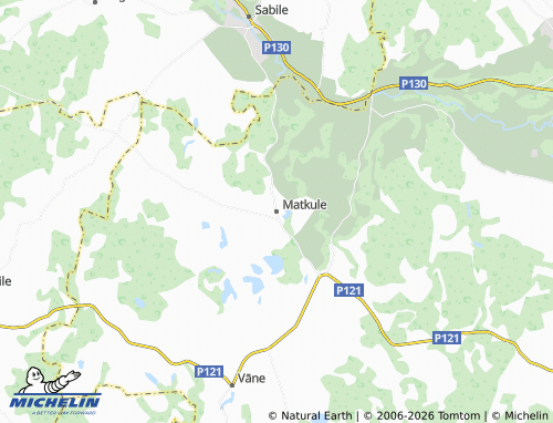 Mapa MICHELIN Matkules pagasts - ViaMichelin