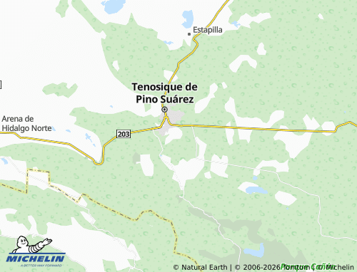 MICHELIN Guadalupe Tepeyac map - ViaMichelin