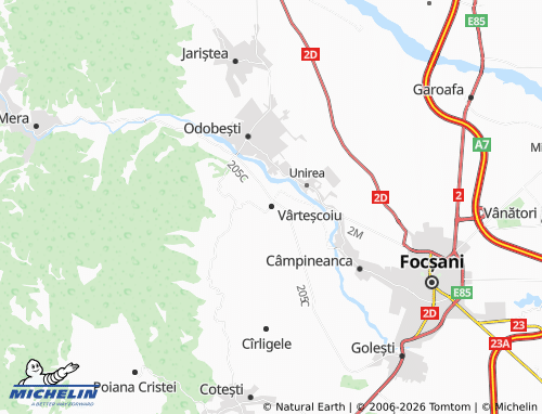 Mappa MICHELIN Vârteșcoiu - ViaMichelin