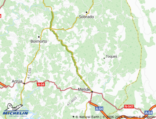 MICHELIN-Landkarte A Chancela - ViaMichelin