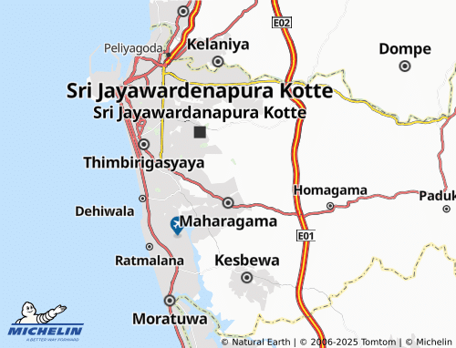 Mapa MICHELIN Thalapathpitiya - ViaMichelin