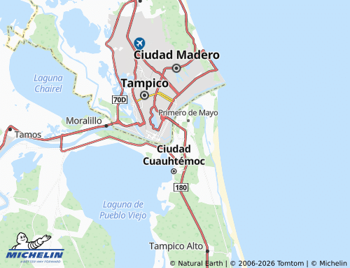 Mapa MICHELIN Paraíso - ViaMichelin
