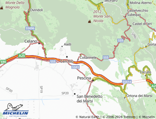 Mappa MICHELIN Collarmele - ViaMichelin