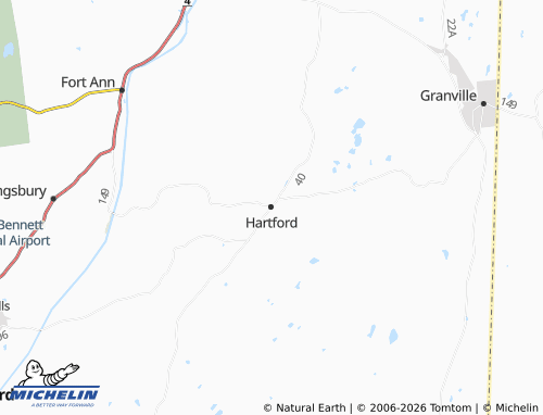 Mapa MICHELIN Hartford - ViaMichelin