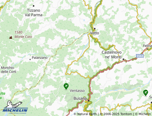 MICHELIN-Landkarte Gazzolo - ViaMichelin