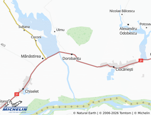 MICHELIN Vărăști map - ViaMichelin