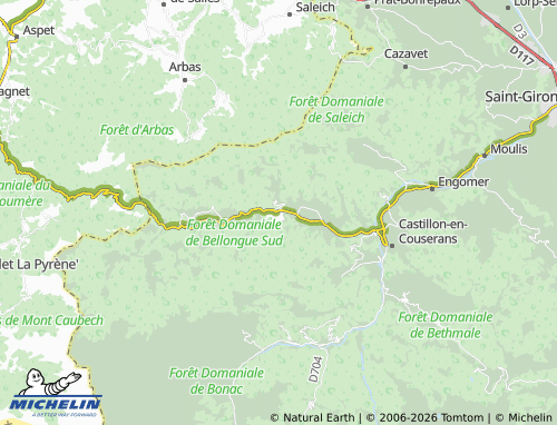 MICHELIN Illartein map - ViaMichelin