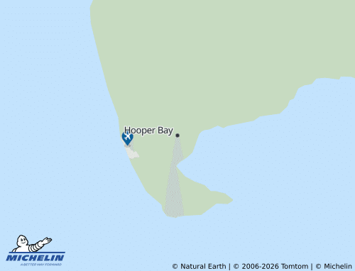 MICHELIN Hooper Bay map - ViaMichelin
