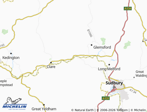 MICHELIN Cavendish map - ViaMichelin