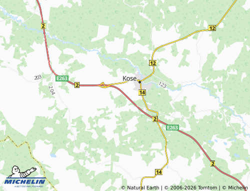 Kaart MICHELIN Liiva - ViaMichelin
