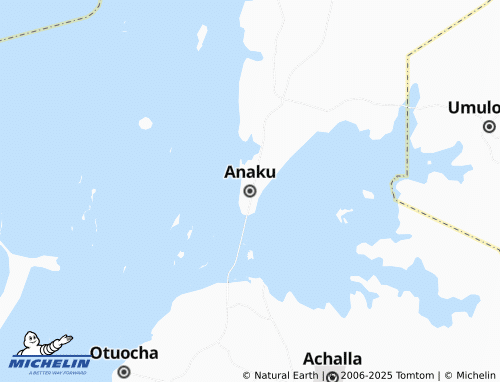 MICHELIN Anaku map - ViaMichelin