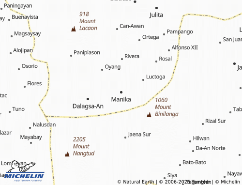 MICHELIN Manika map - ViaMichelin