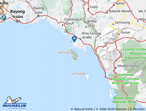 Mapa MICHELIN Amphoe Ko Chang - ViaMichelin