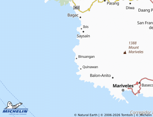 Mapa MICHELIN Binuangan - ViaMichelin