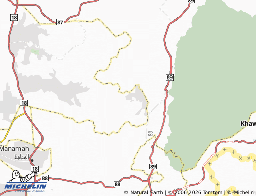 MICHELIN Aasmah map - ViaMichelin