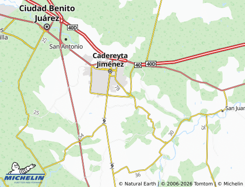 Mappa MICHELIN Carlos Salinas de Gortari - ViaMichelin