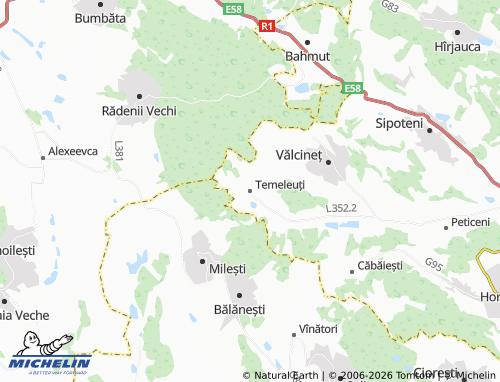 MICHELIN Temeleuți map - ViaMichelin