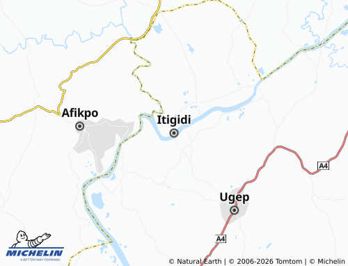 Mappa MICHELIN Itigidi - ViaMichelin