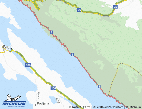 Kaart MICHELIN Benčić - ViaMichelin