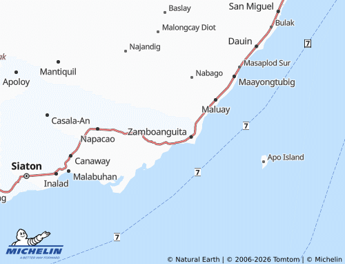 MICHELIN Mayabon map - ViaMichelin