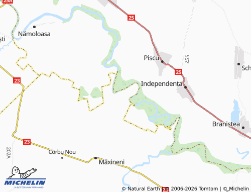 MICHELIN-Landkarte Corbu Vechi - ViaMichelin