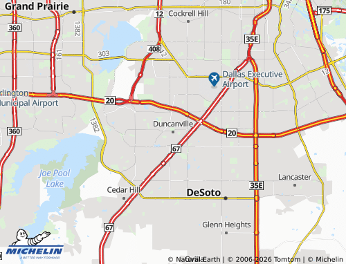 Kaart MICHELIN Duncanville - ViaMichelin