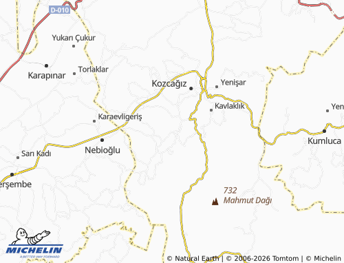 Mapa MICHELIN Hocaoğlu - ViaMichelin