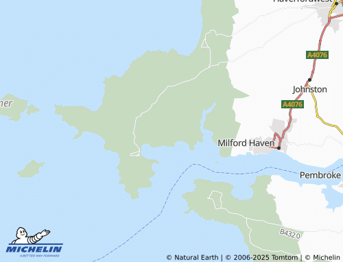 MICHELIN Saint Ishmael's map - ViaMichelin
