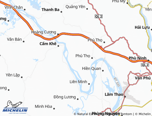 Mapa MICHELIN Thanh Hà - ViaMichelin