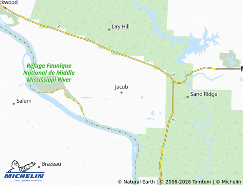 Mapa MICHELIN Jacob - ViaMichelin