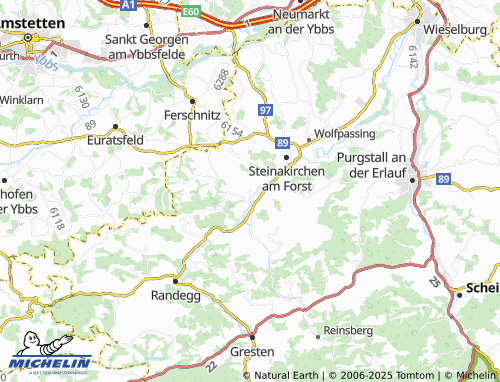 MICHELIN-Landkarte Lehmgstetten - ViaMichelin