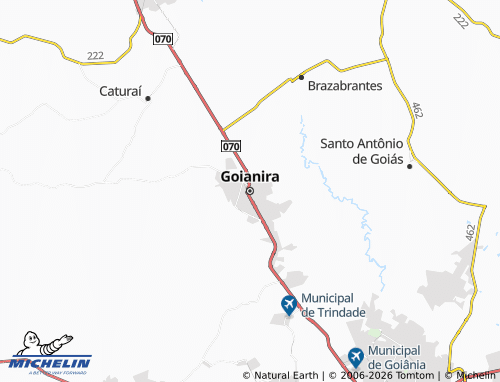 Mappa MICHELIN Goianira - ViaMichelin
