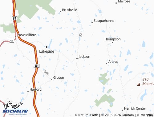 Mappa MICHELIN Jackson - ViaMichelin