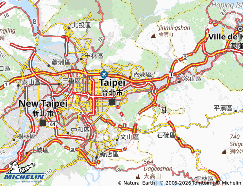 Mappa MICHELIN song shan qu - ViaMichelin
