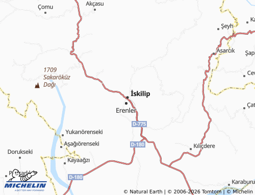 Mappa MICHELIN İskilip - ViaMichelin