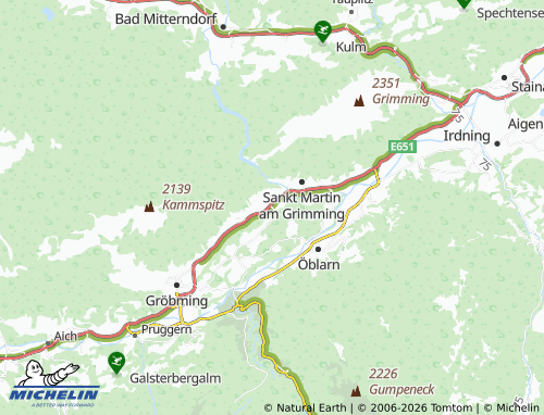 MICHELIN Tipschern map - ViaMichelin