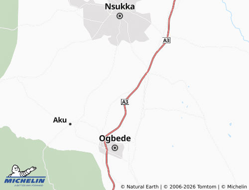 Mappa MICHELIN Umunko - ViaMichelin