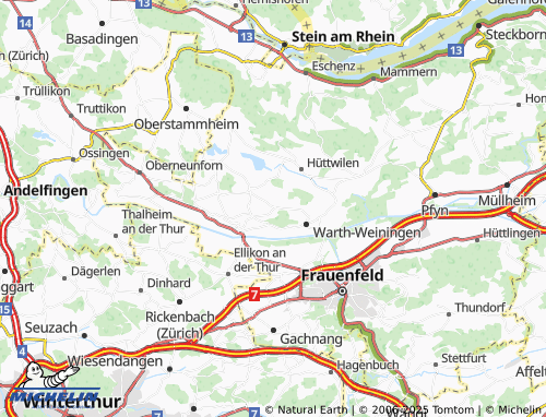 MICHELIN Vorderhorben map - ViaMichelin