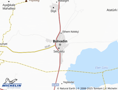 MICHELIN Çardaklı map - ViaMichelin