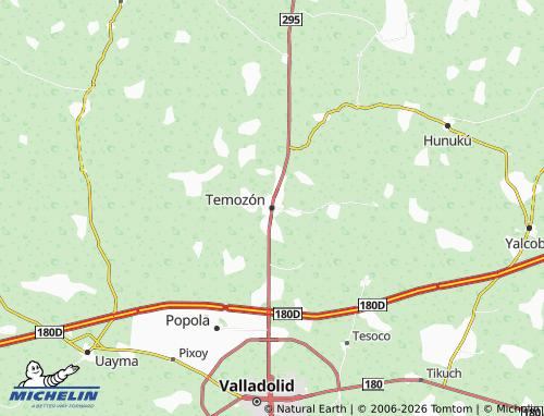 MICHELIN Temozón map - ViaMichelin