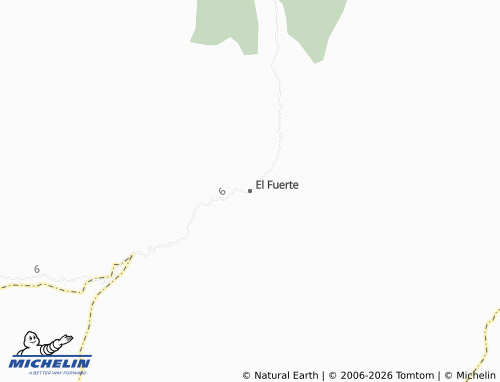 MICHELIN El Fuerte map - ViaMichelin