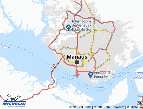 MICHELIN Dom Pedro I map - ViaMichelin