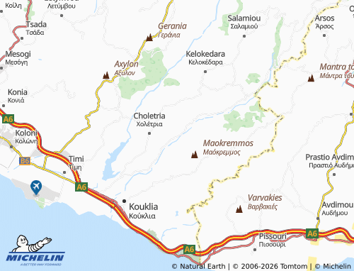 Mappa MICHELIN Fasoula - ViaMichelin